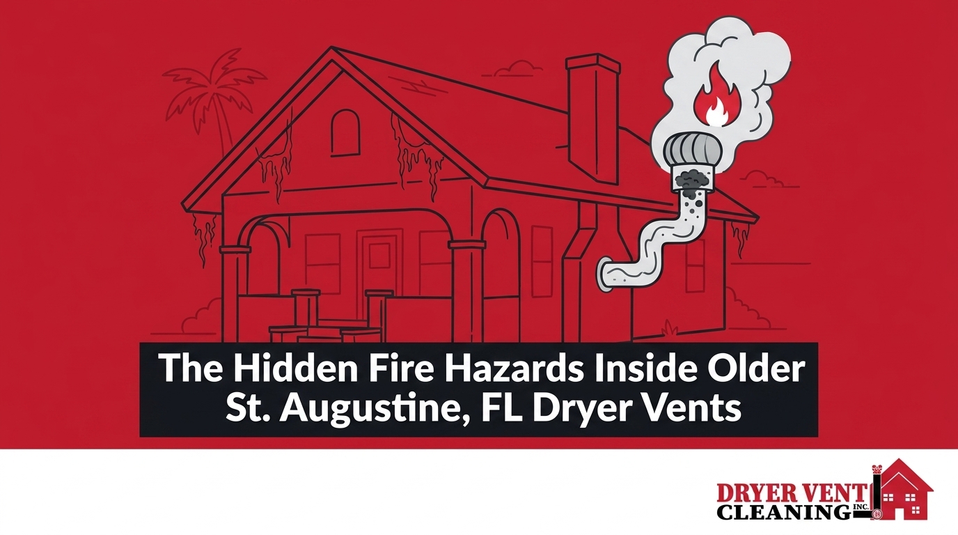 The Hidden Fire Hazards Inside Older St. Augustine, FL Dryer Vents — featured image