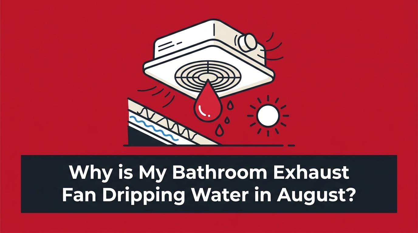 Why is My Bathroom Exhaust Fan Dripping Water in August? — featured image