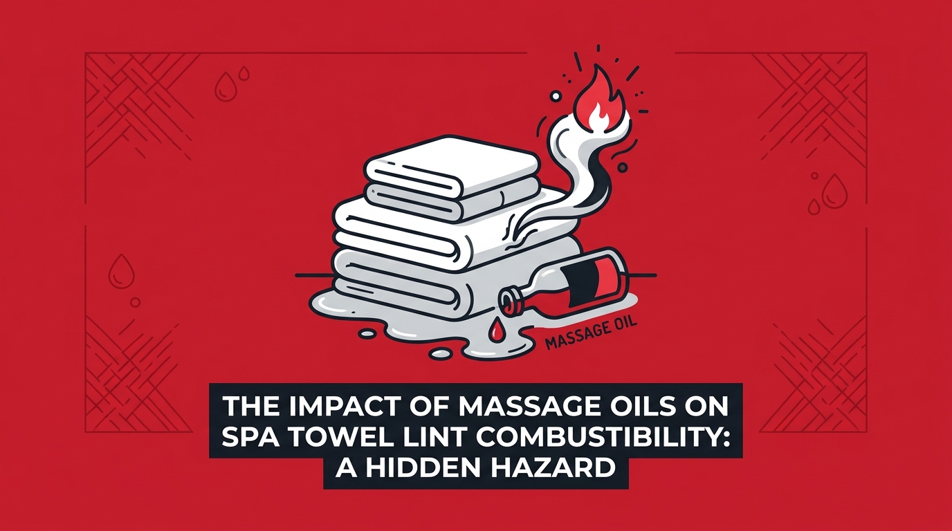 The Impact of Massage Oils on Spa Towel Lint Combustibility: A Hidden Hazard — featured image