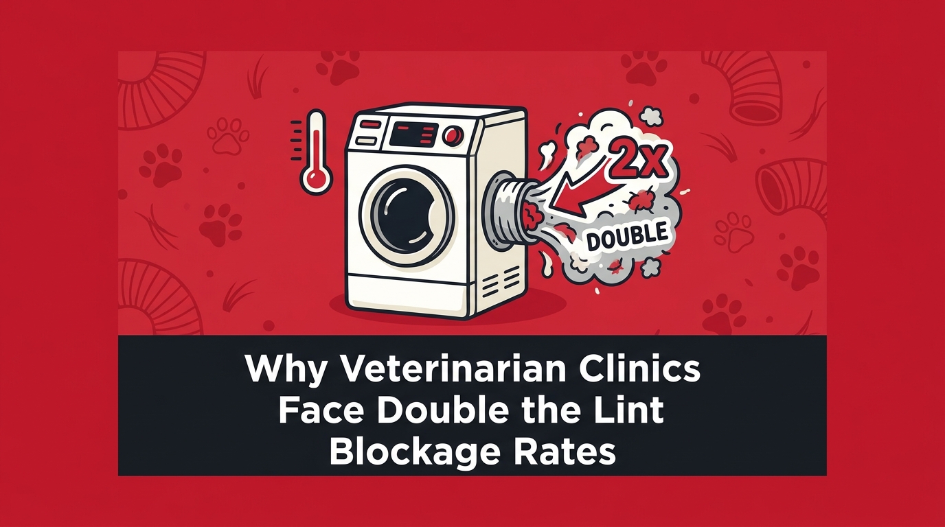 Why Veterinarian Clinics Face Double the Lint Blockage Rates — featured image