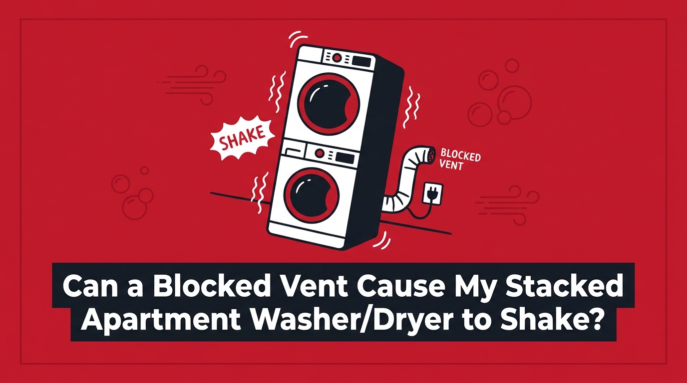Can a Blocked Vent Cause My Stacked Apartment Washer/Dryer to Shake? — featured image