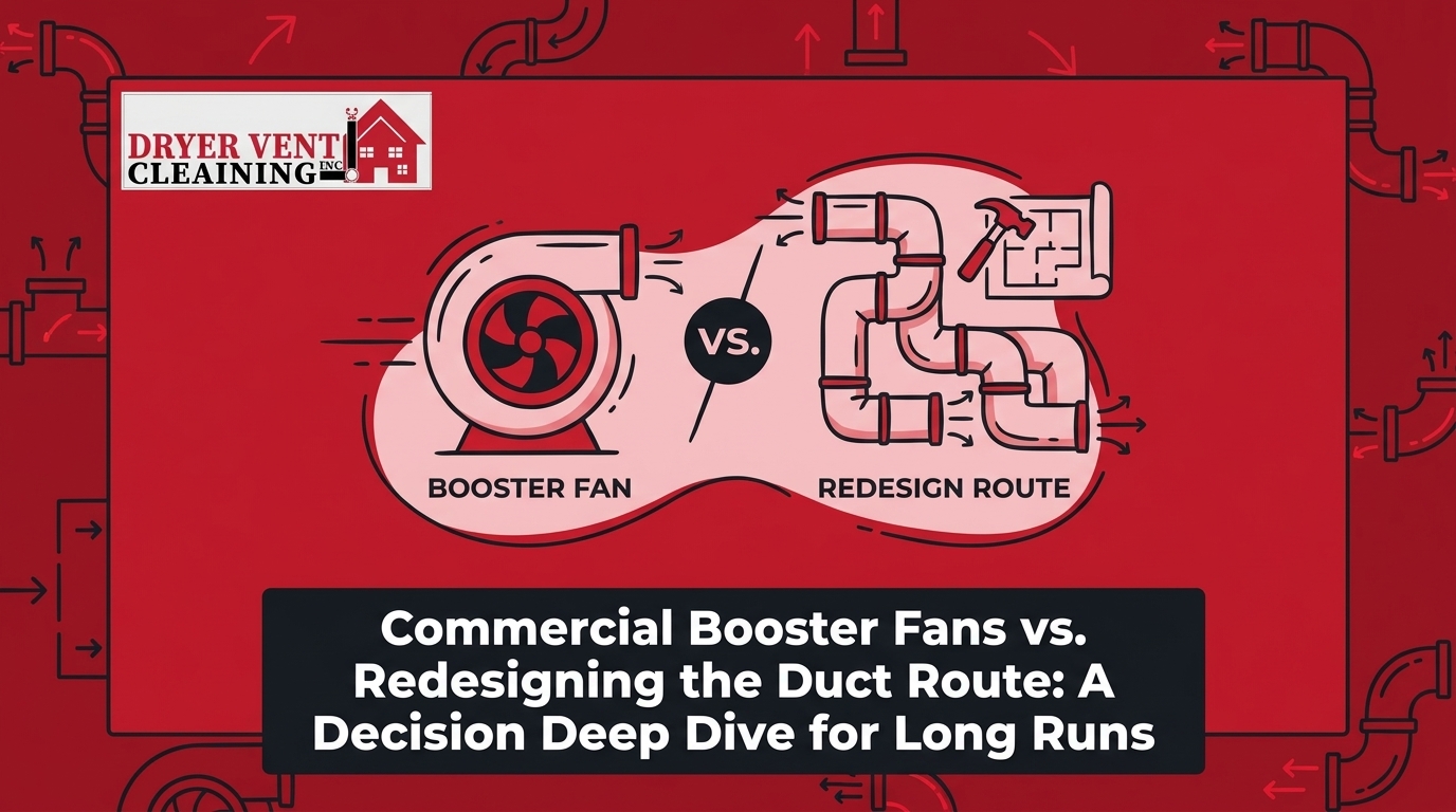 Commercial Booster Fans vs. Redesigning the Duct Route: A Decision Deep Dive for Long Runs — featured image
