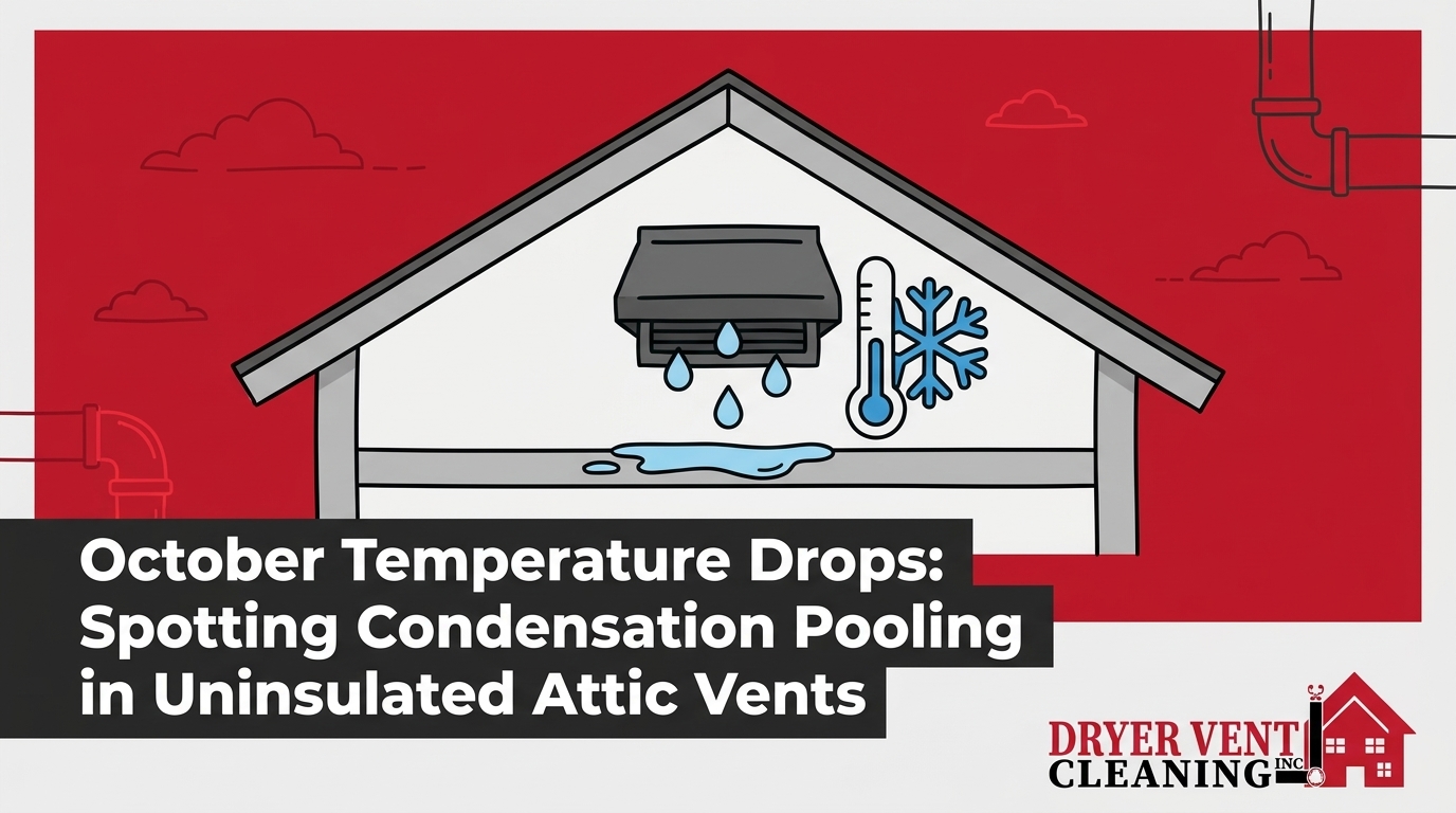 October Temperature Drops: Spotting Condensation Pooling in Uninsulated Attic Vents — featured image